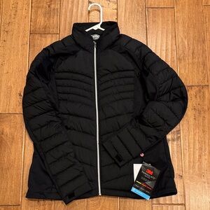 Sunice Women's Black Puffer Jacket Coat.  Waist length NWT size XL. VERY NICE